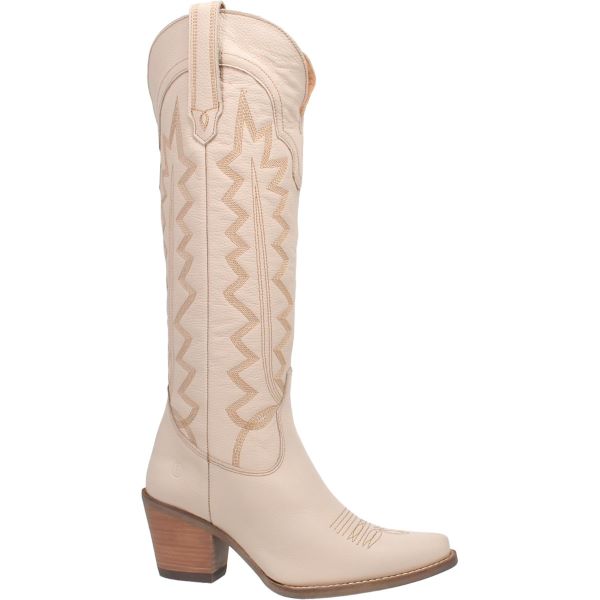 Dingo Sand High Cotton Women's Tall 16 Inch Snip Toe Western Boots DI936-SAND
