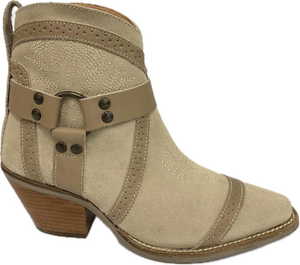Dingo Sand Suede Gummy Bear 6 inch Women's Western Boots DI747-SAND