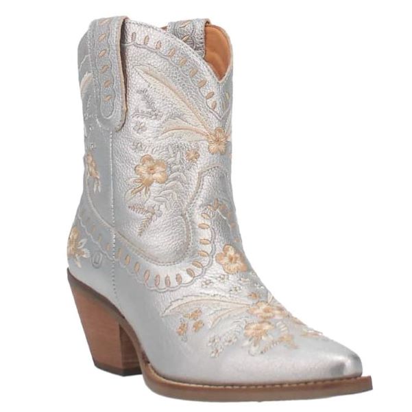 Dingo Silver Primrose Womens Western Boots DI748-SILVER