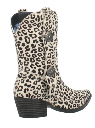 Dingo Snow Leopard True West Ladies Western Boots DI373-SL