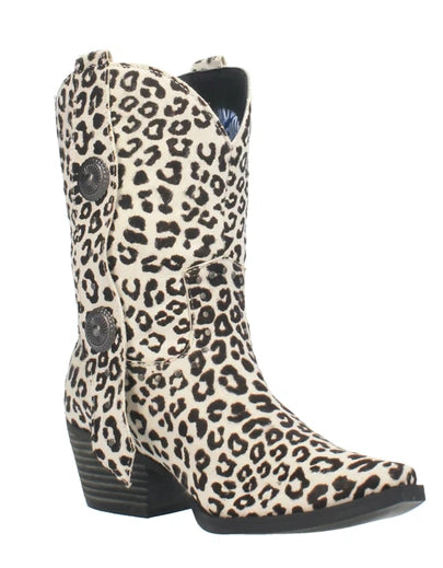Dingo Snow Leopard True West Ladies Western Boots DI373-SL