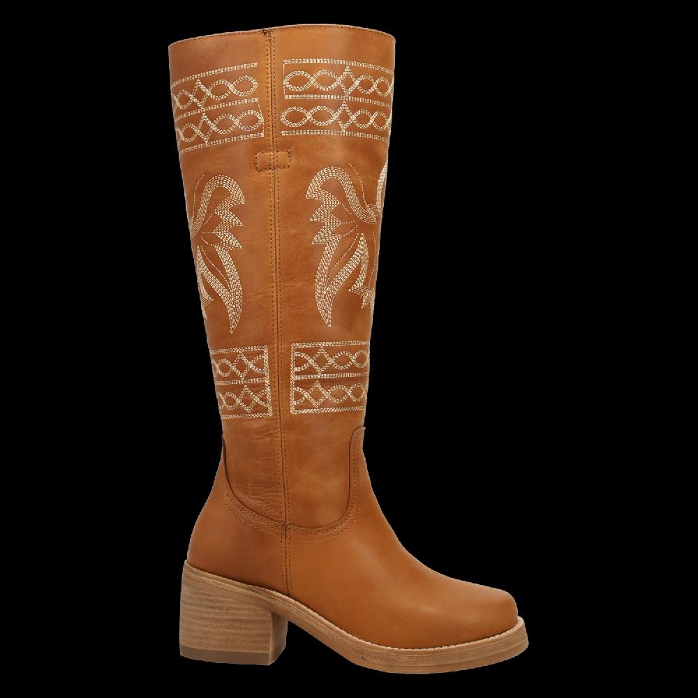 Dingo Tan Avalon Women's Leather Boots DI2288-TAN