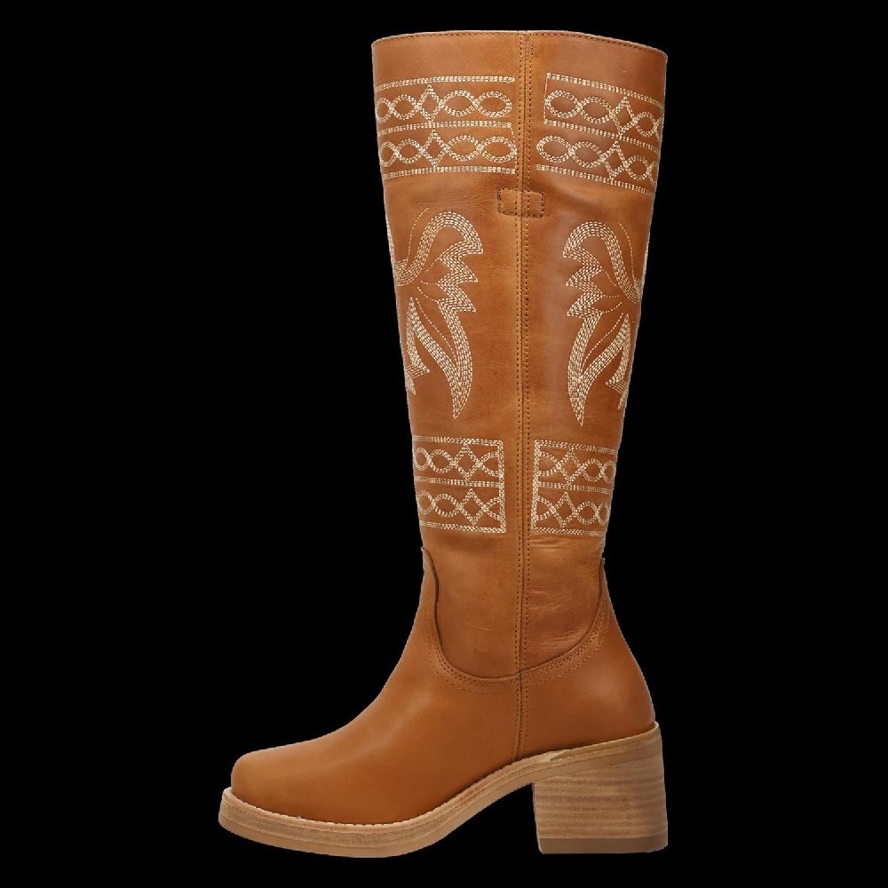 Dingo Tan Avalon Women's Leather Boots DI2288-TAN