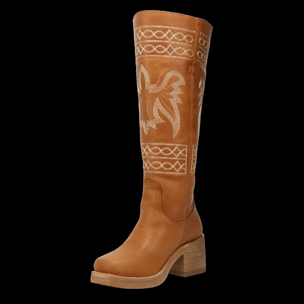Dingo Tan Avalon Women's Leather Boots DI2288-TAN