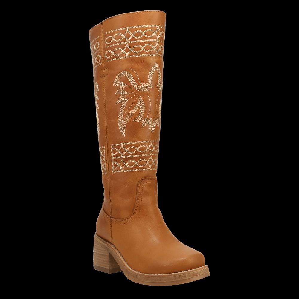 Dingo Tan Avalon Women's Leather Boots DI2288-TAN