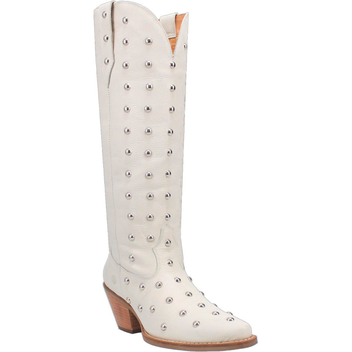 Dingo White Broadway Bunny 16 inch Women's Snip Toe Western Boots DI155-WHITE