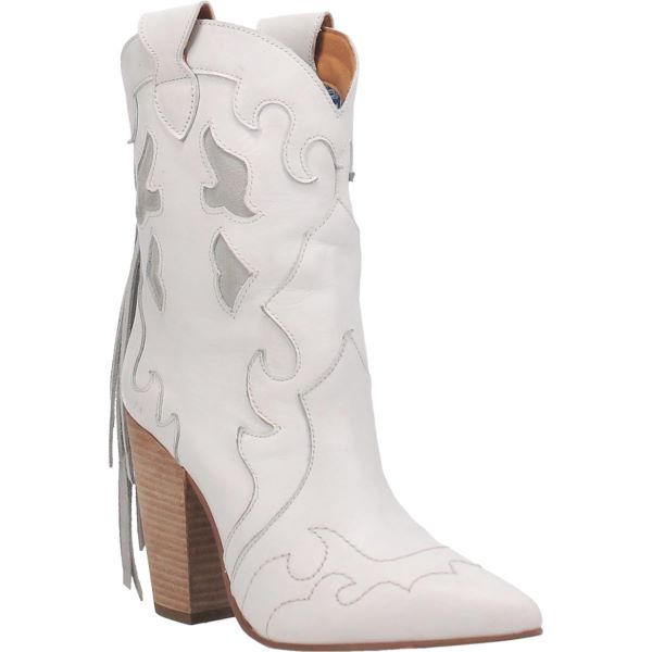 Dingo White Lady's Night Womens Boots DI911 WHITE