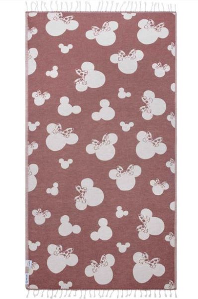 Disney x Sand Cloud Natural Mickey Minnie Balloons 37 x 67 Beach Towel DIS22TOW005NATR