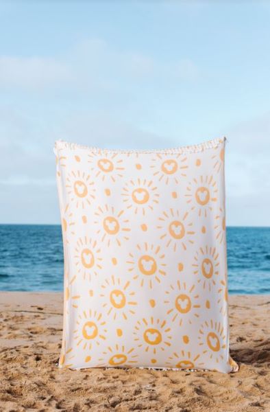 Disney X Sand Cloud Natural Mickey Rays 51 X 67 Beach Towel DIU22TOW017NATL