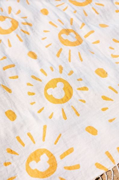 Disney x Sand Cloud Natural Mickey Rays 51 x 67 Beach Towel DIU22TOW017NATL