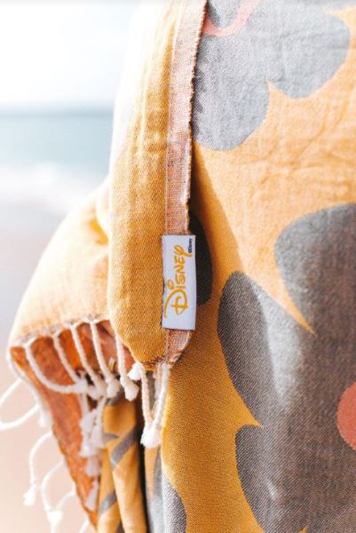 Disney X Sand Cloud Sunflower Gold Minnie Daisy 37 X 67 Beach Towel DIU22TOW015SUNR