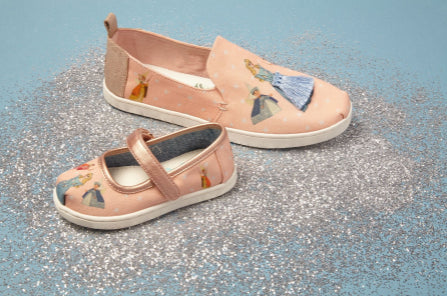 Disney X TOMS Sleeping Beauty Tiny TOMS Mary Jane Flats 10012741