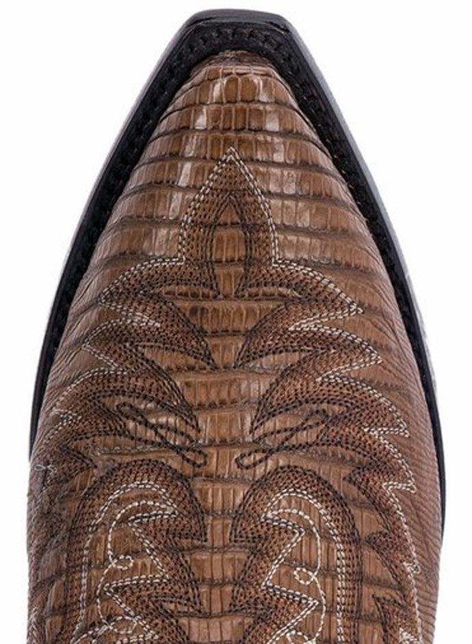 DP2361 ASHEVILLE Apache Stitched Lizard Womens Western Cowboy Boots