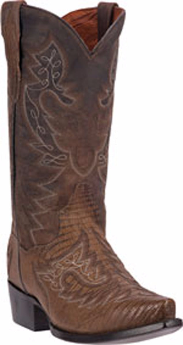 DP2361 ASHEVILLE Apache Stitched Lizard Womens Western Cowboy Boots
