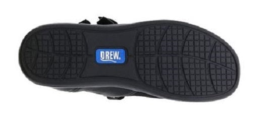 Drew Shoes Buttercup Women's Black Leather /Black Stretch Comfort Shoe 14802