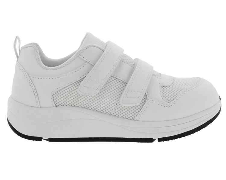 Drew Shoes White Combo Contessa Women's Double Hook And Loop Sneaker 14807-21