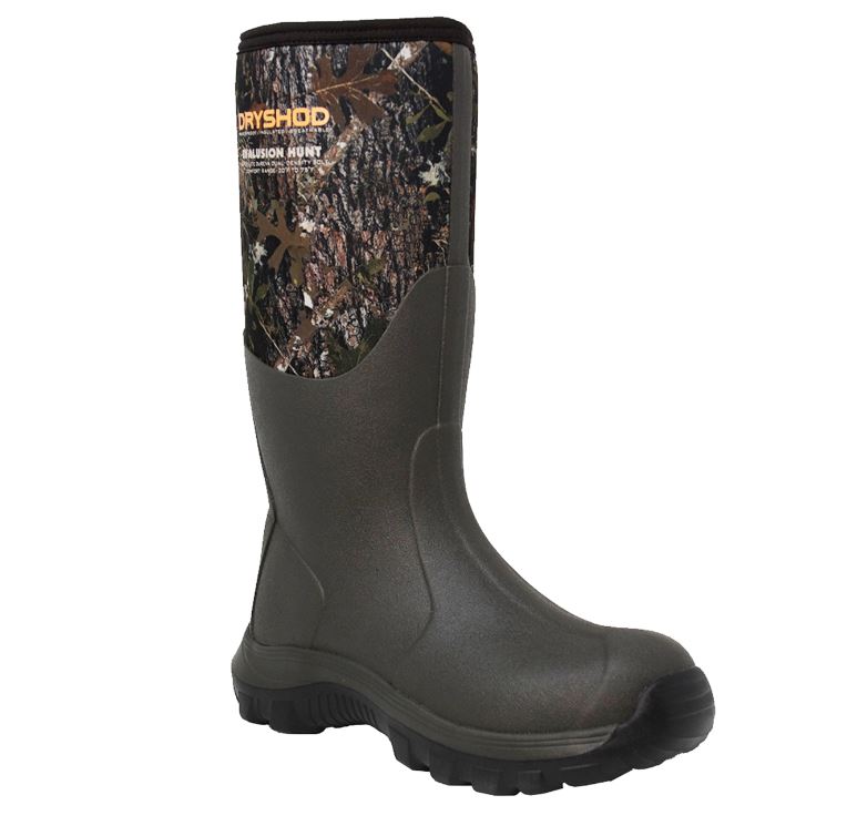 Dryshod Camo/Bark Evalusion Hunt Men's Hunting Boots EVH-MH-CM