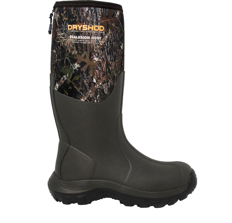 Dryshod Camo/Bark Evalusion Hunt Men's Hunting Boots EVH-MH-CM