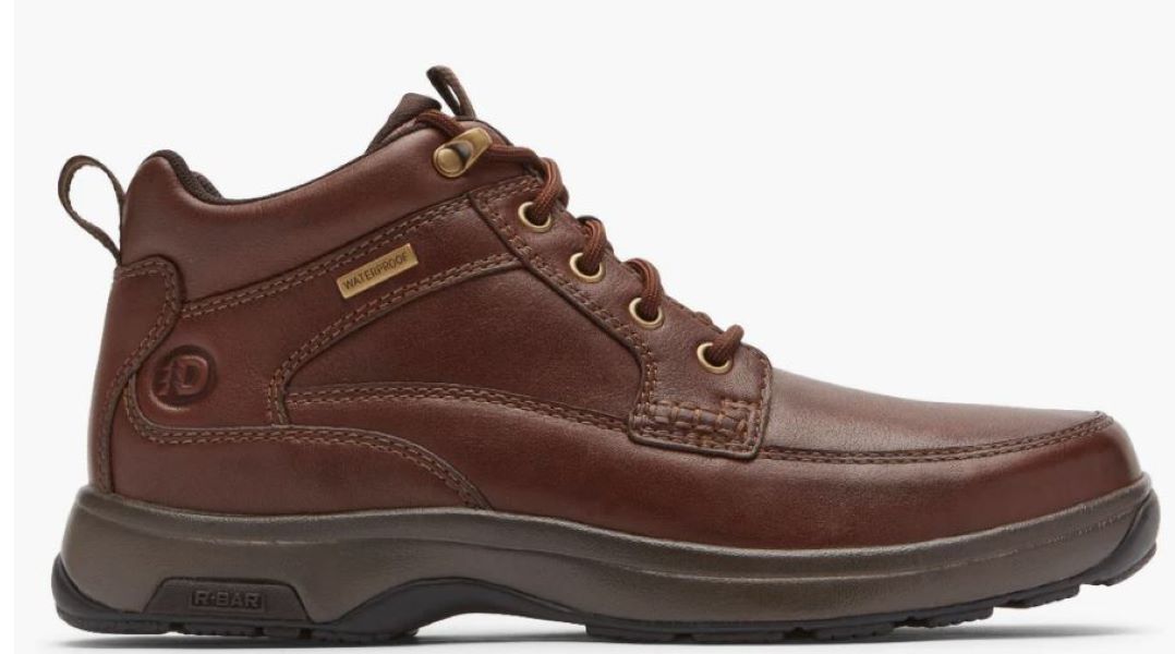 Dunham Dark Brown Leather 8000 Mid Boot Men's Waterproof Boots CI2167