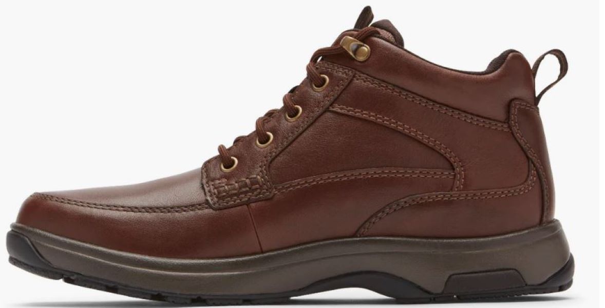 Dunham Dark Brown Leather 8000 Mid Boot Men's Waterproof Boots CI2167