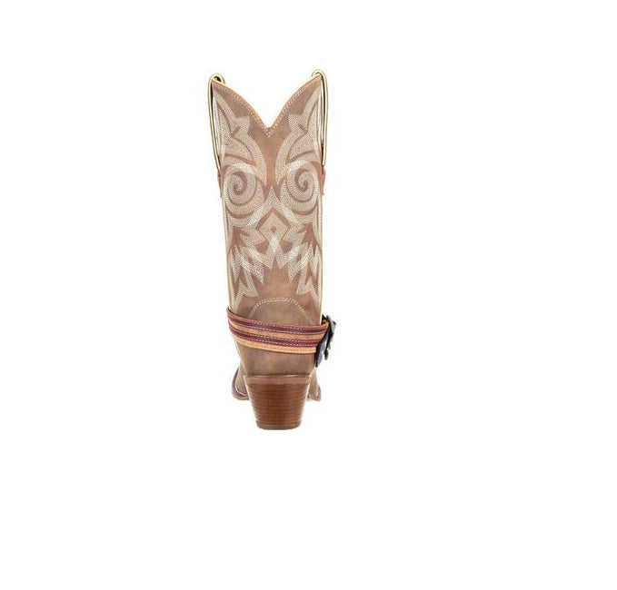 Durango Brown Khaki Crush Womens Flag Accessory Western Boots DRD0208