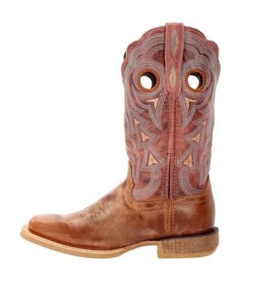 Durango Burnished Rose And Tan Lady Rebel Pro Womens Western Boots DRD0420