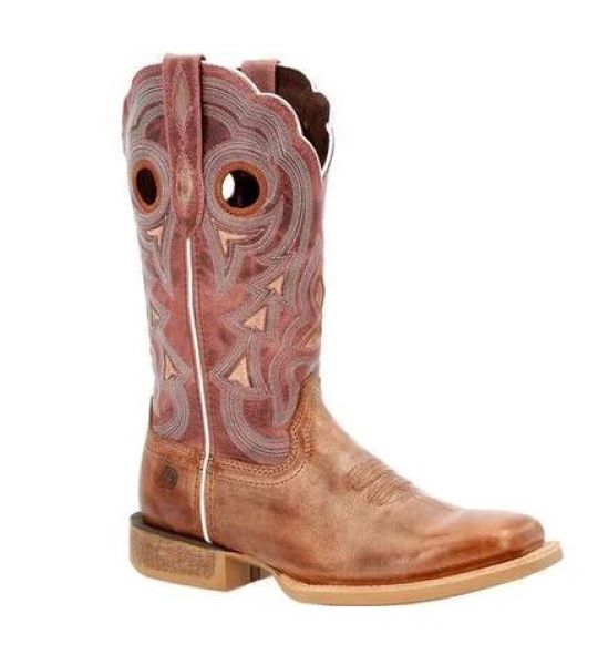 Durango Burnished Rose and Tan Lady Rebel Pro Womens Western Boots DRD0420