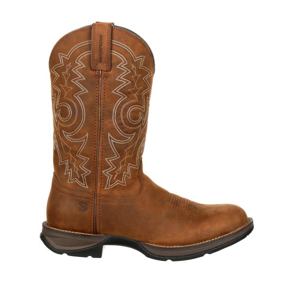 Durango Coyote Brown Rebel R Toe Waterproof Men's Soft Toe Western Boots DDB0163
