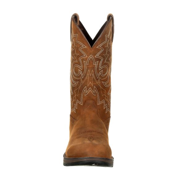 Durango Coyote Brown Rebel R Toe Waterproof Men's Soft Toe Western Boots DDB0163