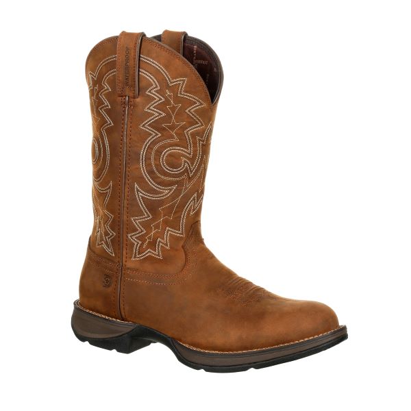 Durango Coyote Brown Rebel R Toe Waterproof Men's Soft Toe Western Boots DDB0163