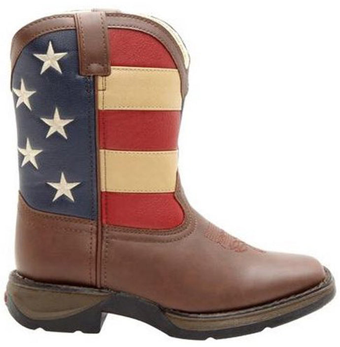Durango Flag Boot Red/White/Blue Kids Westeren BT245