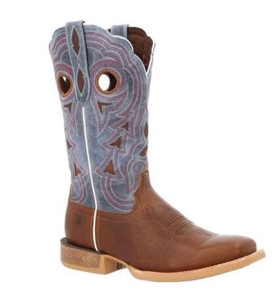Durango Golden Brown and Periwinkle Lady Rebel Pro Womens Western Boots DRD0422