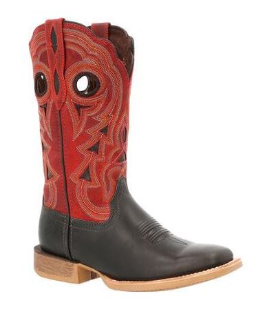Durango Lady Rebel Pro Women's Black & Crimson Western Boots DRD0421