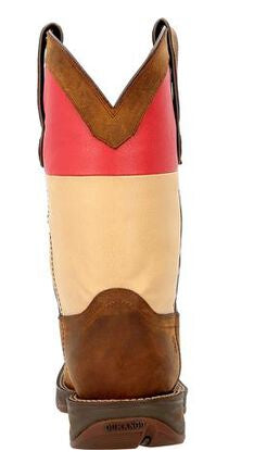 Durango Western Brown Rebel North Carolina State Flag Men's Western Boots DDB0348