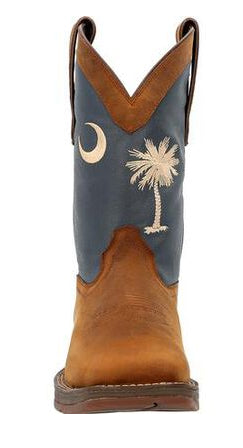 Durango Western Brown Rebel South Carolina State Flag Men's Western Boots DDB0347