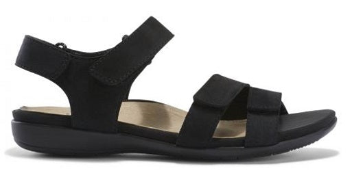 Earth Shoes Women's Black Alder Amal Comfort Sandal AMAL-BLACK
