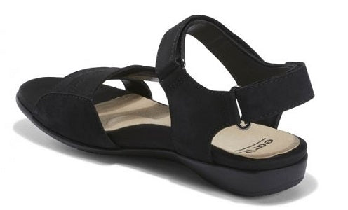 Earth Shoes Women's Black Alder Amal Comfort Sandal AMAL-BLACK
