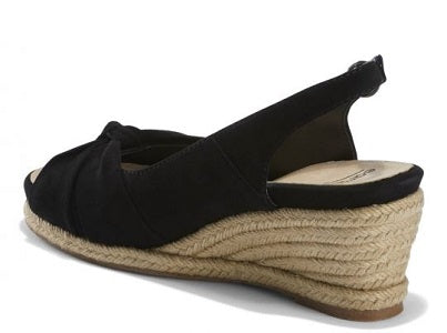 Earth Shoes Women's Black Thara Bermuda Comfort Sandal BERMUDA-BLACK