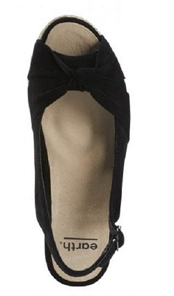Earth Shoes Women's Black Thara Bermuda Comfort Sandal BERMUDA-BLACK