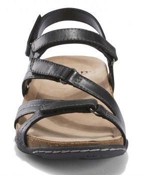 Earth Shoes Womens Black Sand Oahu Comfort Sandal OAHU-BLACK
