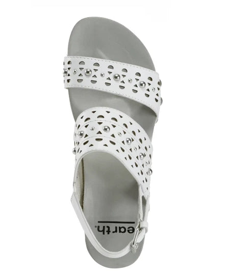 Earth White Pine Toba Laser Cut Ladies Shoes 22460419592
