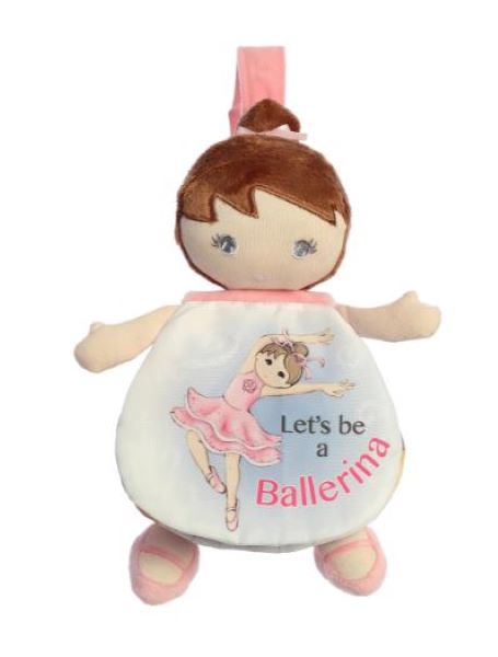 Ebba Story Pals 9 inch Let's Be a Ballerina Soft Book 23199