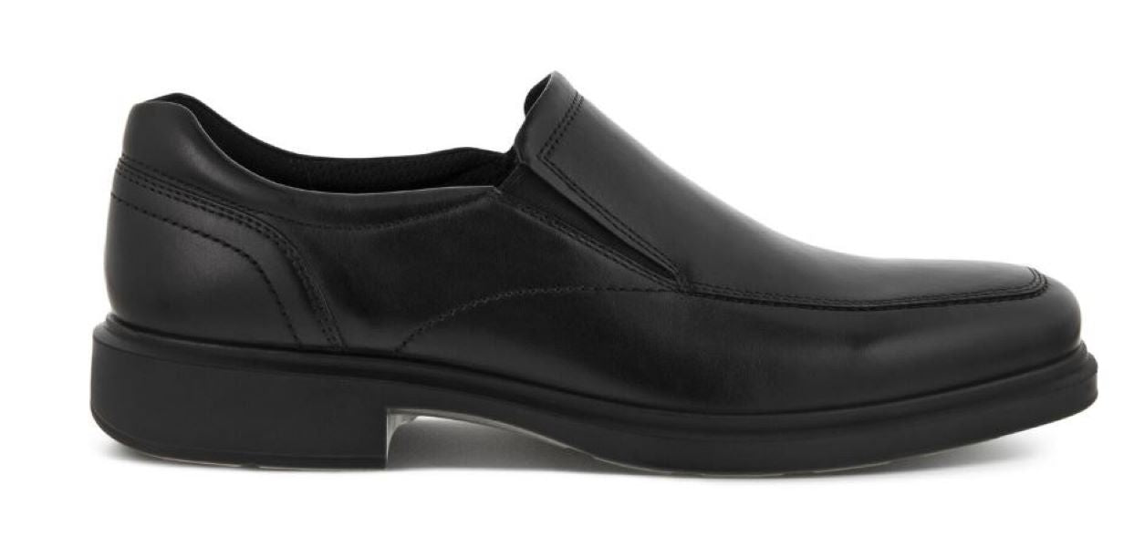 Ecco Black Helsinki 2.0 Mens Apron Toe Slip-On Shoes 500154-01001