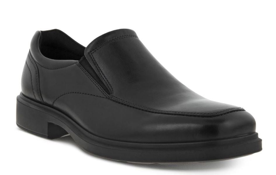 Ecco Black Helsinki 2.0 Mens Apron Toe Slip-On Shoes 500154-01001