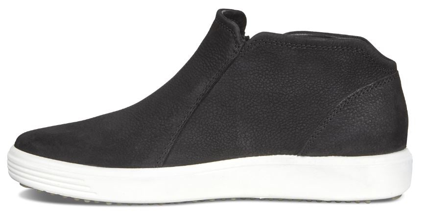 Ecco Black/Powder Soft 7 Womens Low Booties 430243-50263