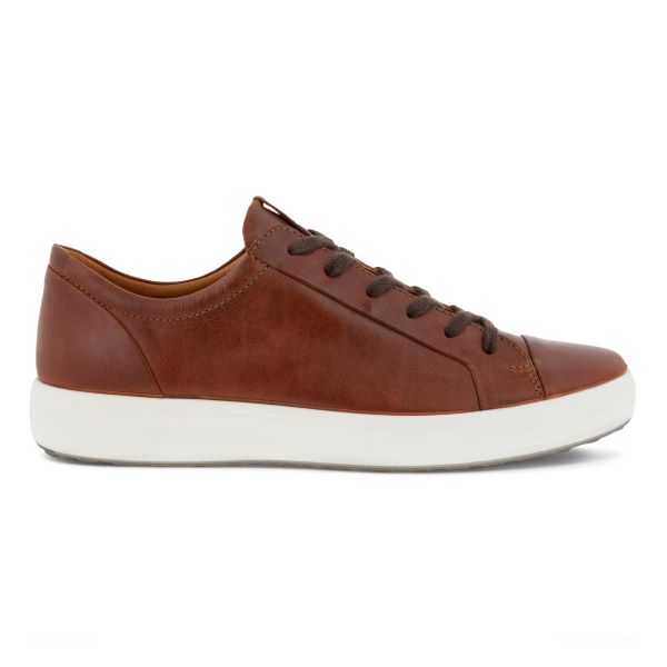 Ecco Cognac Soft 7 Mens City Sneakers 470364-02053