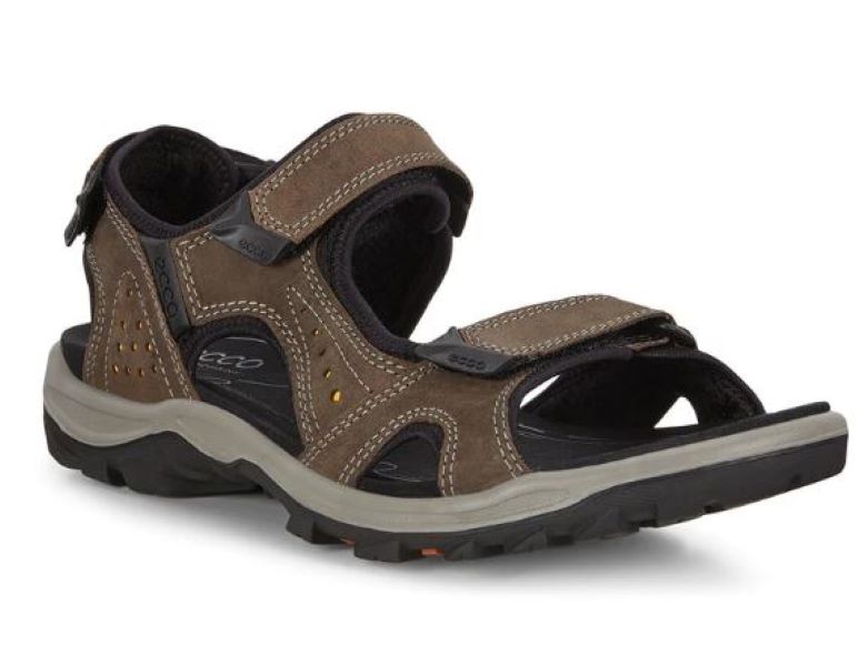 Ecco Dark Clay Offroad Lite Mens Sandals 820084-02559