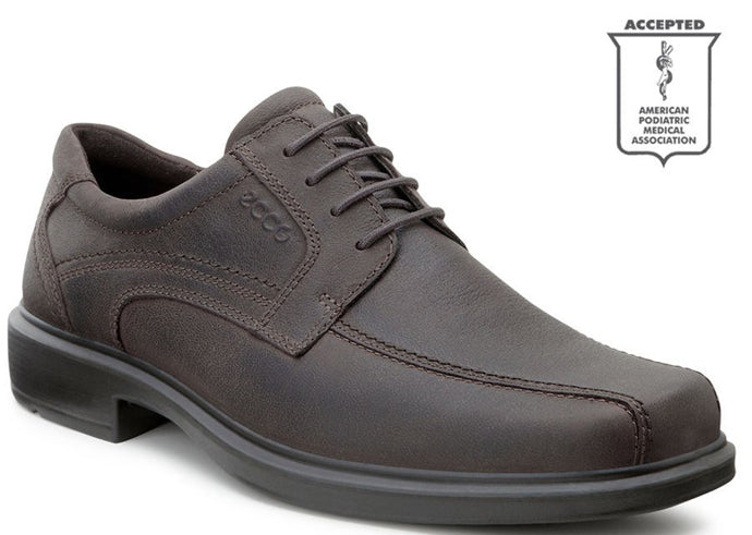 Ecco Helsinki Oxford Coffee Antelope Leather Mens Dress Shoes 50104-01072