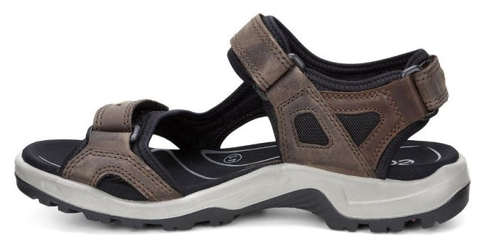 ECCO Men's Espresso/CocoaBrown/Black Yucatan Sandal 069564-56401