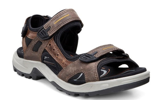 ECCO Men's Espresso/CocoaBrown/Black Yucatan Sandal 069564-56401